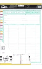 The Happy Planner Debt Payoff Tracker Classic Filler Paper - Journaling & Pla...