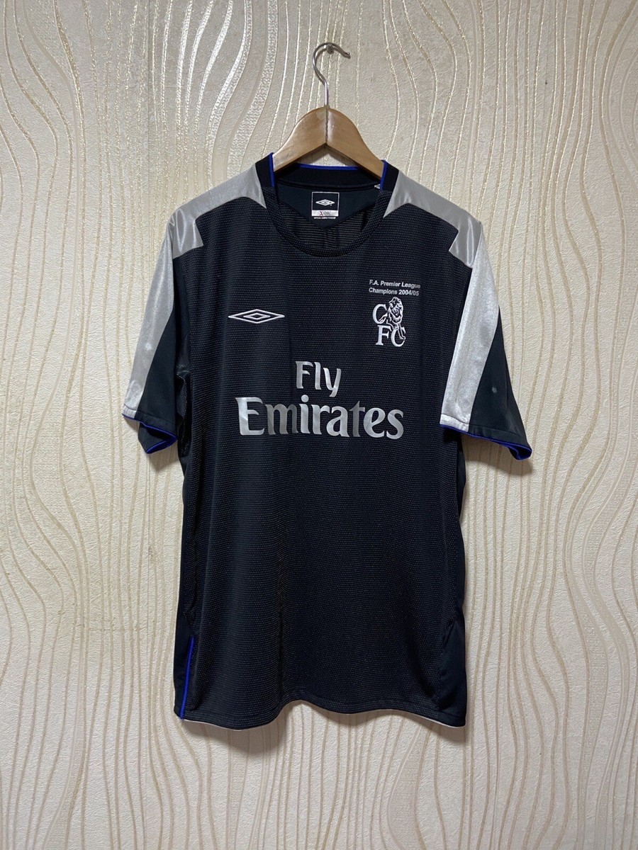 CHELSEA 2004 2005 AWAY FOOTBALL SHIRT SOCCER JERSEY UMBRO sz
