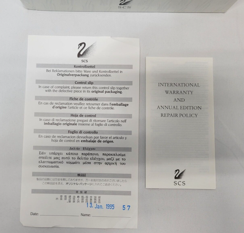 Exclusive Swarovski Crystal SCS 1995 "Inspiration Africa" The Lion 5" -NEW W/Box - Picture 14 of 24