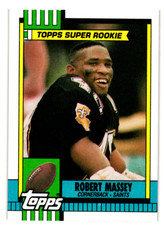 1990 Topps Super Rookie Football Card #230 Robert Massey Saints. rookie card picture