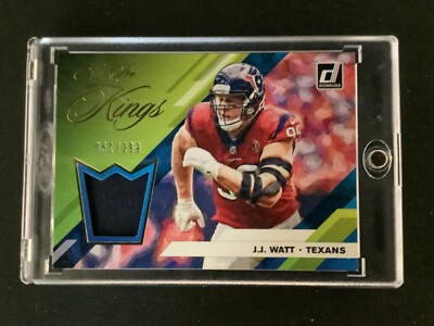 2018 Donruss TJ Watt All Pro Kings Patch Player Worn /299 Number Short Print SP