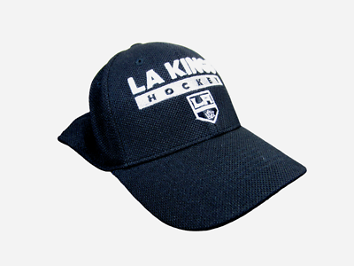 Los Angeles Kings NHL Hockey S/M Hat Cap Adidas Fitmax Black Los Angeles Kings NHL Hockey S/M Hat Cap Adidas Fitmax Black