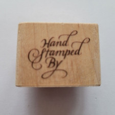 Elegant Hand Stamped By Mounted Rubber Stamp Rubber Stampede A864B