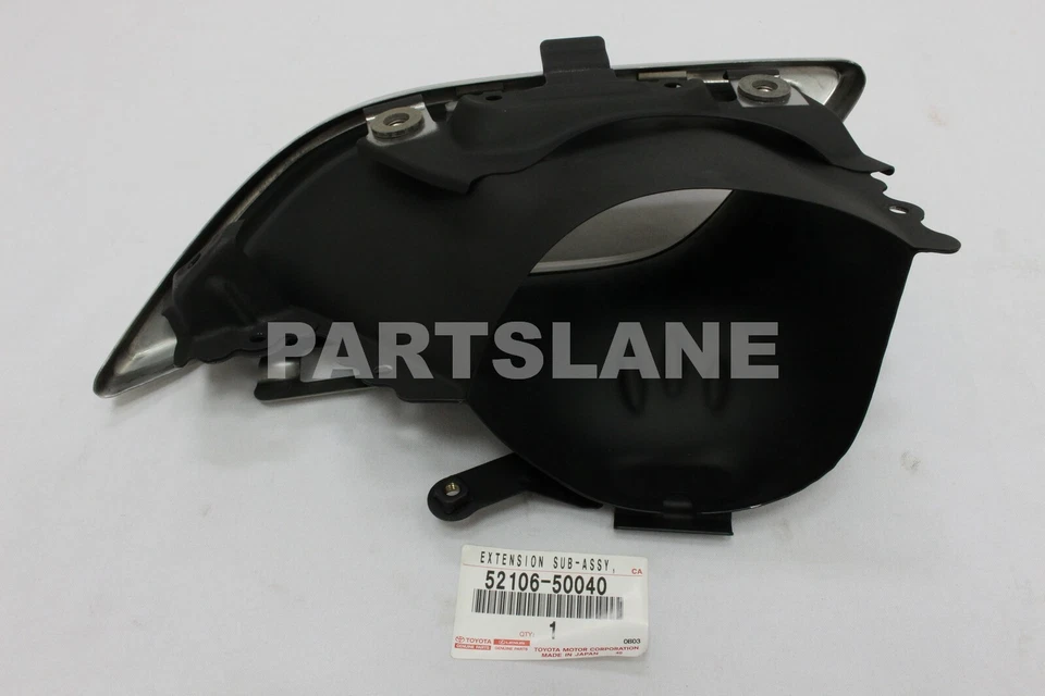 Extensión de parachoques trasero derecho genuino Lexus LS600 LS460 UZ OEM 52106-50040 Foto 2 de 3
