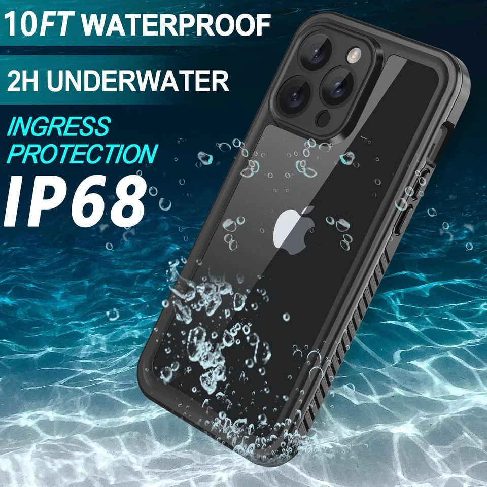 For iPhone 15 Pro Max 15 Plus Waterproof Shockproof Case Screen Protector Cover - Image 3 of 4