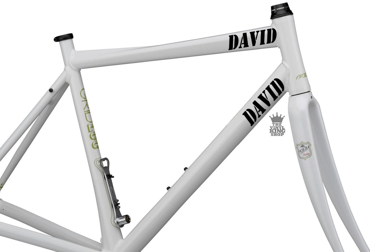 Felgen Aufkleber Fahrrad 2x Personalisierte Fahrrad-Aufkleber Aus Vinyl - Blumen-Schrift Für BMX, Individuell Gestaltet Vinyl Aufkleber Fahrrad Namen Individuell Blume Schrift