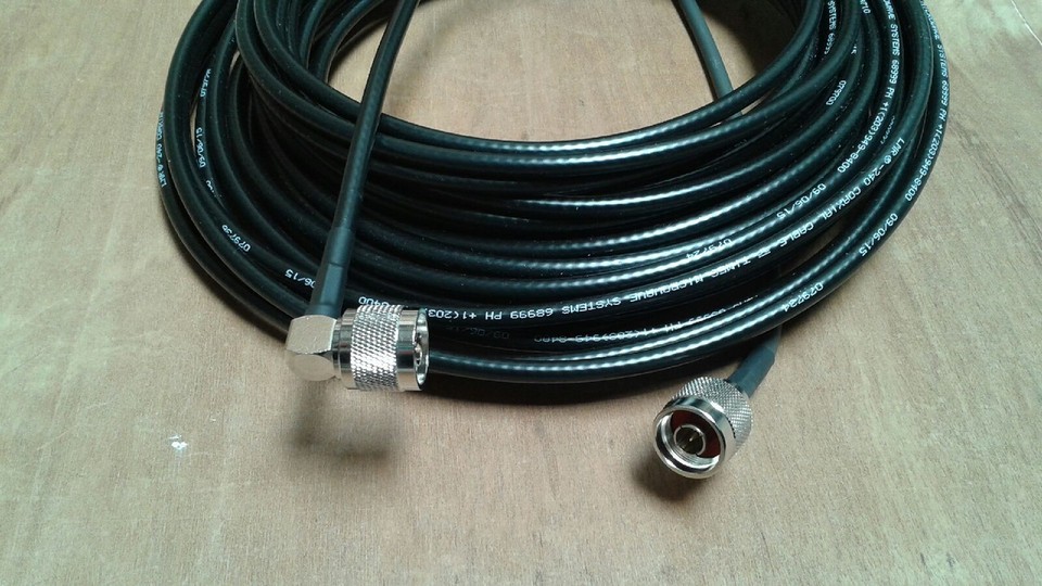 2 Ft LMR-240 Coaxial Cable Jumper N Male - TNC Male - Rfwel Engr E-Store - Foto 5