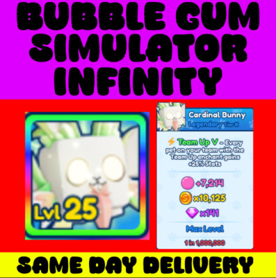 Cardinal Bunny | BGSI | Bubble Gum Simulator Infinity | Cheap | Fast Delivery