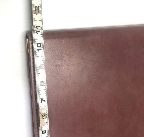 Cambridge 3 Ring Binder Organizer Leather Faux ? Agenda Journal Vintage - Picture 13 of 14