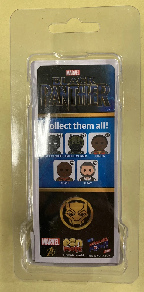 Bif Bang Pow! Figura Pin Mate Madera Marvel Pantera Negra Nakia #73 Foto 2 de 3