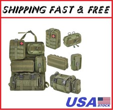 6 Pack Tactical Truck Organizer Back Seat Storage Car Seat Storage Bag Molle