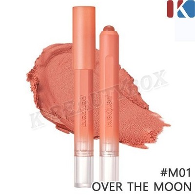 PERIPERA Slip On My Lip 1.4g #M01 Over The Moon Soft & Matte Lipstick K-Beauty