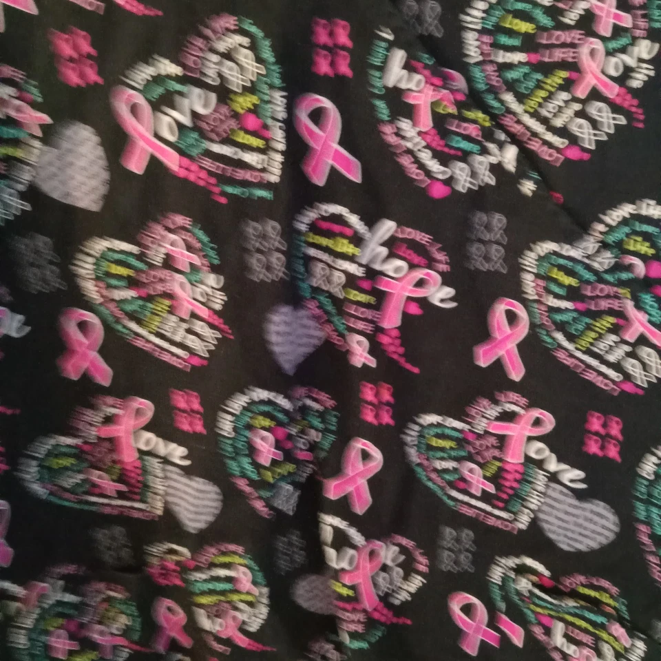 Blusa Médica Estampada con Cuello en V y Cuello en V para Mujer Scrubstar Talla L Foto 3 de 4