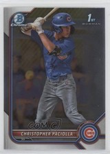 2022 Bowman Draft Chrome Christopher Paciolla #BDC-185 17tm