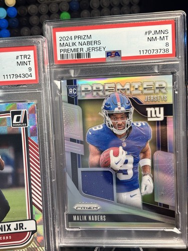 2024 PSA Rookie Lot x4, Spencer Rattler Silver V, Malik Nabers BO NIX M.Penix Jr - Picture 5 of 5