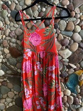 NWT Womans Old Navy sundress orange floral size M