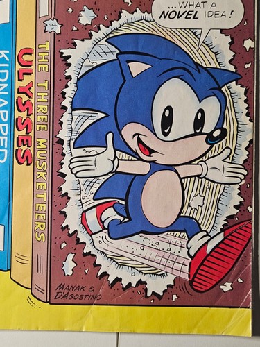 SONIC THE HEDGEHOG # 7 (1994) ARCHIE COMICS - NEWSTAND ISSUE - NICE !!! FN - Picture 6 of 8
