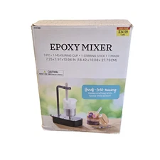 Epoxy Resin Mixer Automatic Electric Hands Free Hobby Lobby Reduces Bubbles
