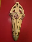 Vintage Roseville Wall Pocket Ceramic Design Art Pottery