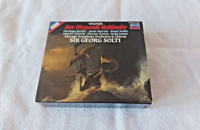 Wagner Der fliegende Holländer Solti Decca 414 551-2 DH2 2CD Erstauflage vg