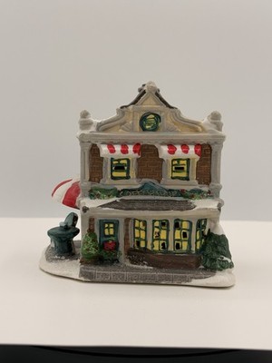 Cobblestone Corners Christmas Village Coffee Shop 2004 Windham Heights A43