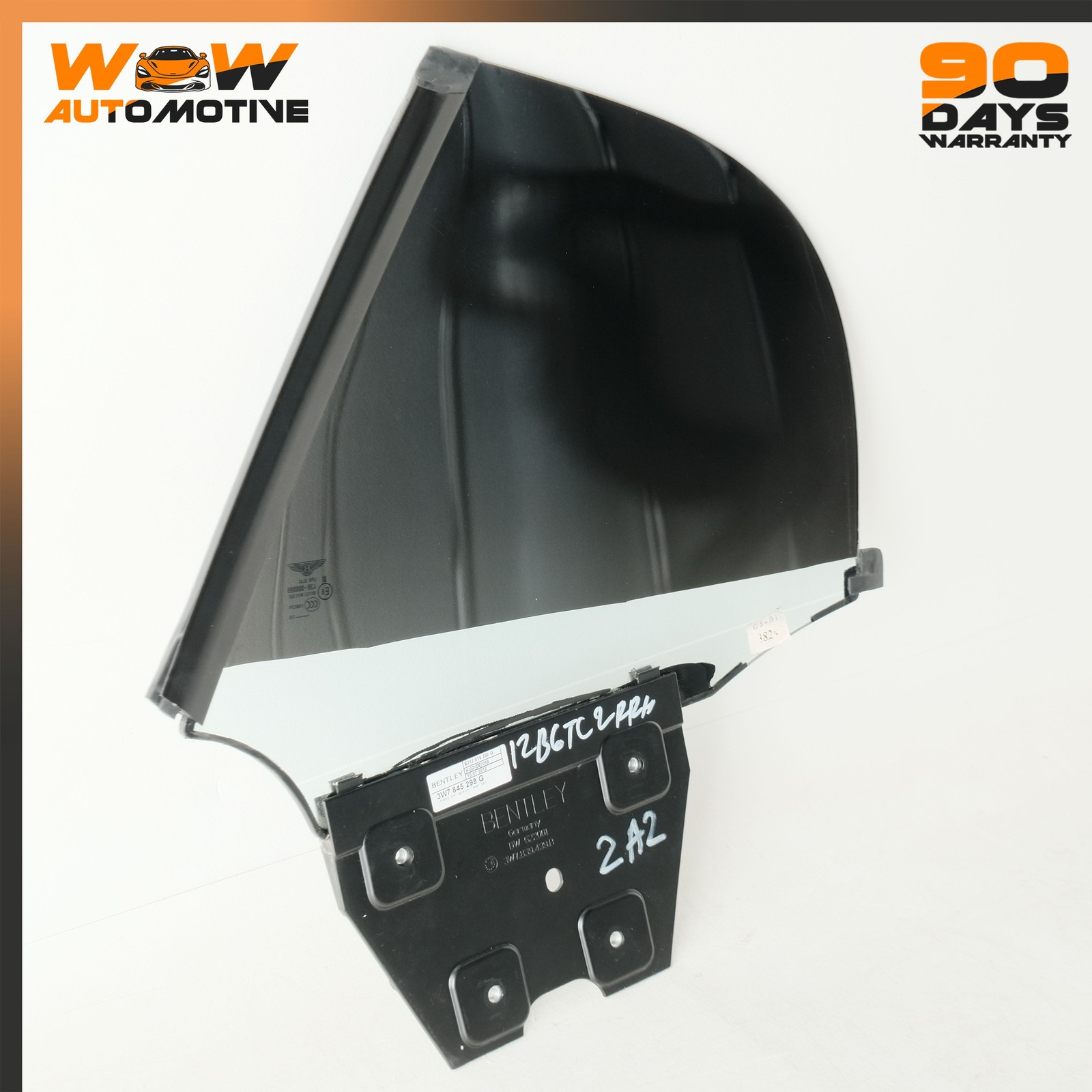 12-18 BENTLEY CONTINENTAL GTC GT REAR RIGHT QUARTER WINDOW DOOR GLASS OEM