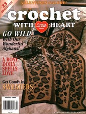 Crochet With Heart Magazine  Leisure Arts February 1999
