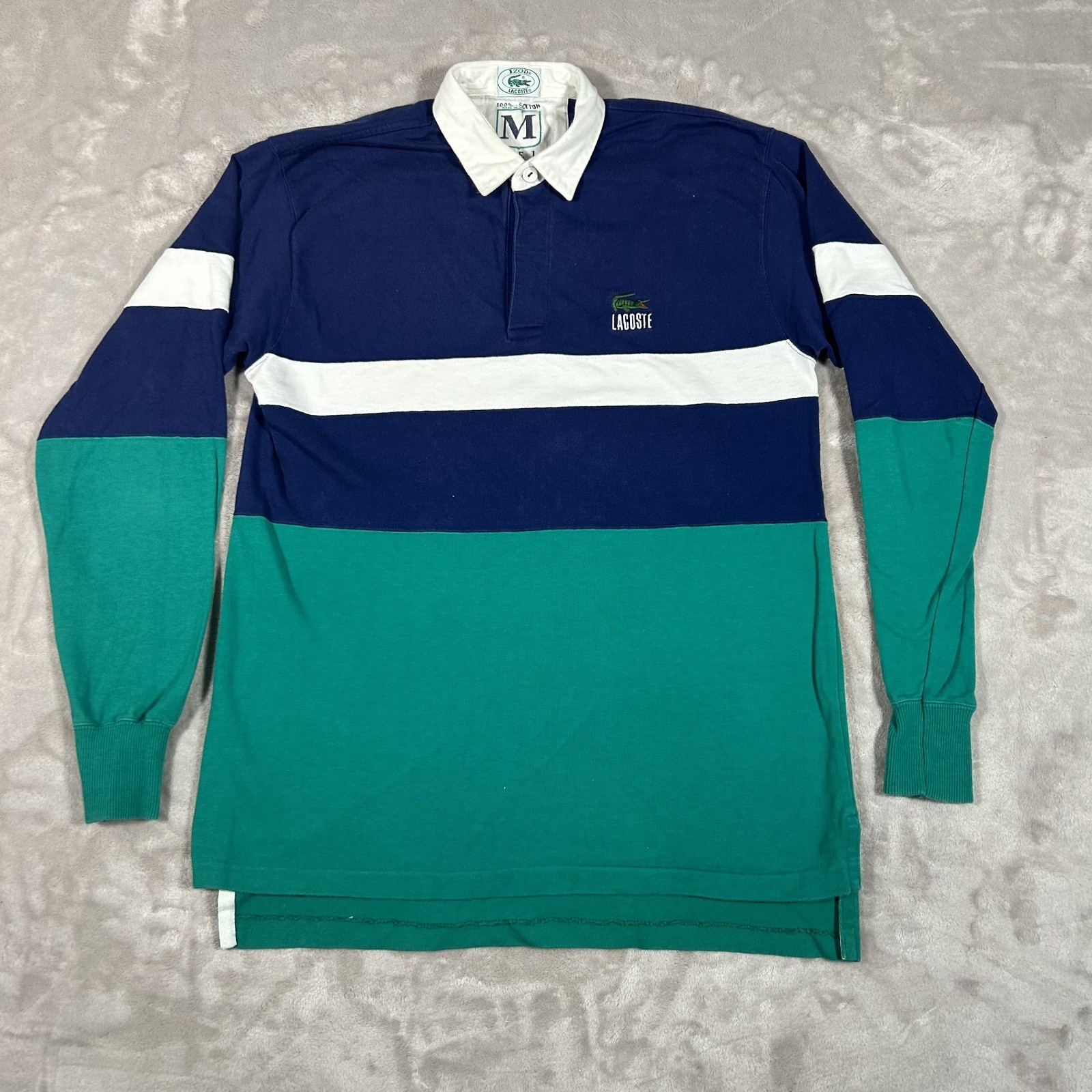 Vintage Izod Lacoste Rugby Polo Shirt Men