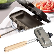 Hot Sandwich Maker Hot Dog Toaster Double-Sided Frying Baking Pan Detachable