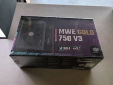 Cooler Master MWE Gold 750 V3 ATX 3.0 Full Modular PSU, 750W, 80+ Gold Efficienc