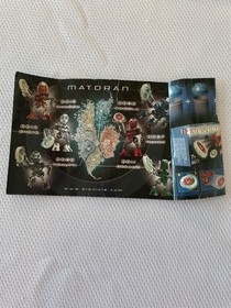 Lego Bionicle Toa Matau 8605 Set Complete with Instruction Book