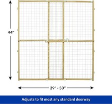 MidWest Homes for Pets Wire Mesh Pet Safety Gate, Dog Gate Expands From 29 - ...