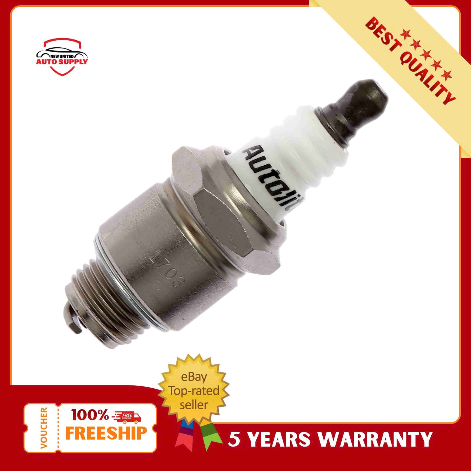 Autolite 458 Copper Spark Plug 13/16 Hex for Suzuki Aerio 2002