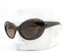 Versace Sunglasses VE 4456U 108/73 Polished Brown Havana Medusa Logo with Case