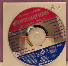 SC8429   50'S 60'S RARE  SOUND CHOICE KARAOKE CDG LOT FL GA