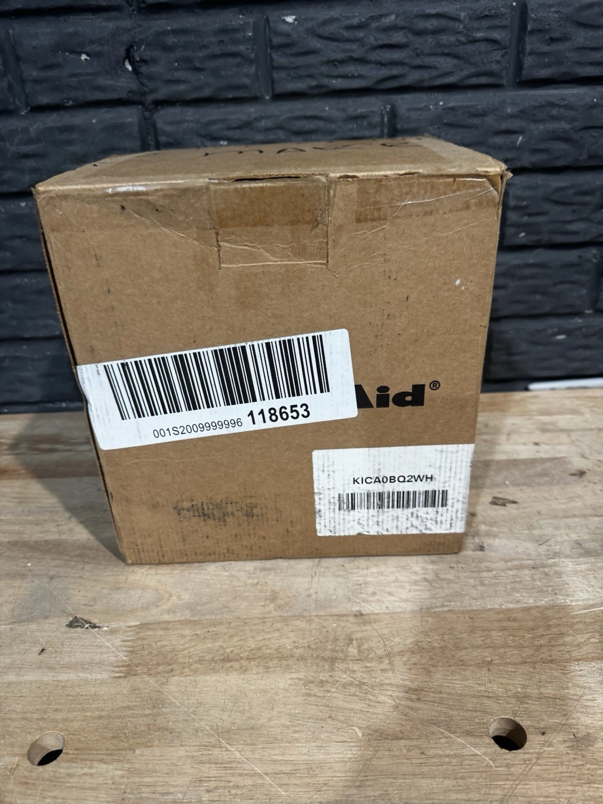 KitchenAid KICA0WH Ice Cream Maker Stand Mixer Attachment 2qt Freeze Bowl NEW