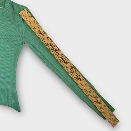 Top Henley térmico verde American Eagle manga larga talla pequeña - Imagen 6 de 7