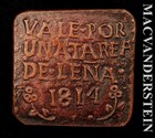 Mexico: 1814 Zacatecas Hacienda Token - Scarce  No Reserve  #L7352 — photo 1