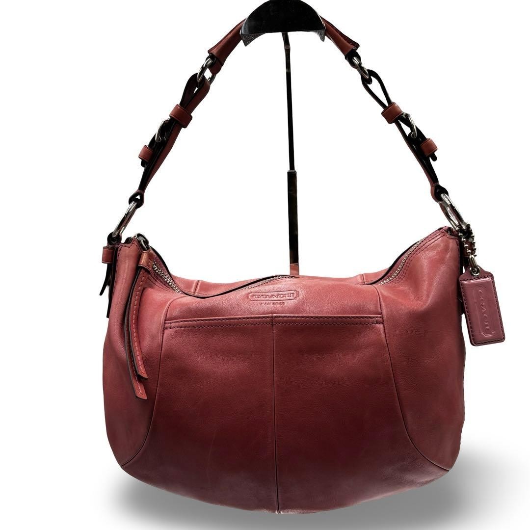 COACH 12683 One Shoulder Half Moon Crescent Vintage Shoulder Bag 