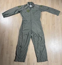 US Air Force Army Flight Suit CWU-27/P Coveralls Summer Sage Military Size 40S