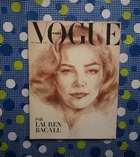 Lauren Bacall 1978 Vogue Paris Christmas Special Book From Japan