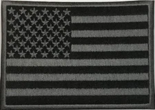 Tactical Black American Flag Patch Premium Embroidered, 3.5in - Iron On/Sew ...