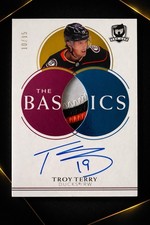 Troy Terry The Basics - Autographed Patch - 10/15 - 3 Color Patch