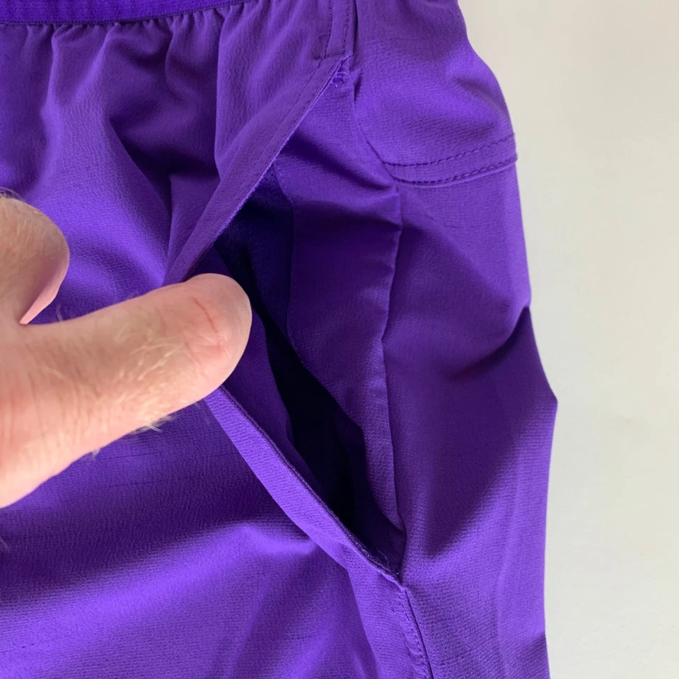 Pantalones Cortos Atléticos Nike Dri Fit Grand Canyon University Antelopes Púrpura Para Hombres Grandes Foto 4 de 4