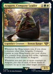 Aragorn, Company Leader (Foil) - The Lord of the Rings: Tales of Middle-earth