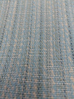 3 Yards. Perennials. Outdoor  Aqua. Stripe Fabric Remnant