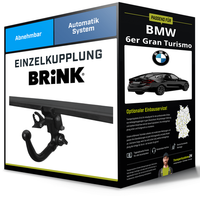 Abnehmbare AnhäNgerkupplung FüR BMW 6Er Gran Turismo 06.2017-Jetzt Typ G32 Brink