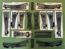OO Hornby STEEL standard, express & curved Points & crossings choose from list