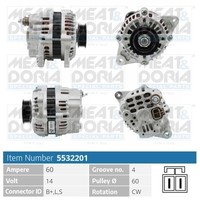 Meat & Doria Generator FüR Hyundai Atos MX 1.1 1.0I
