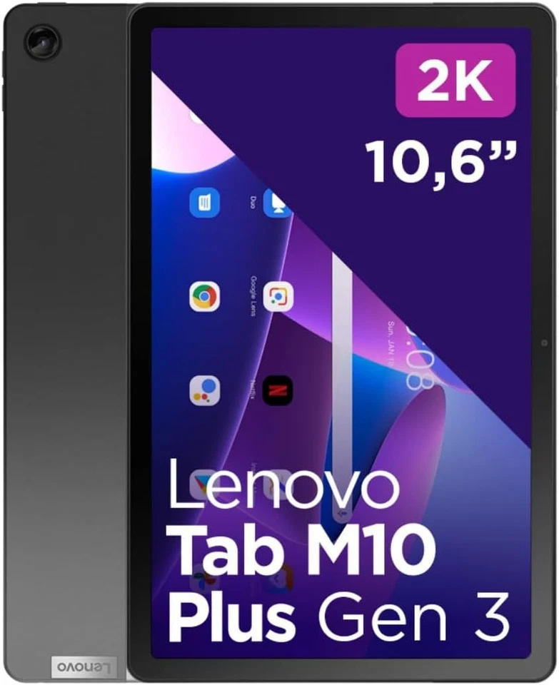 ** TABLET LENOVO TAB M10 PLUS (3RD GEN) SNAPDRAGON 128 GB 10.6" 2K NUOVO **  - Immagine 3 di 4